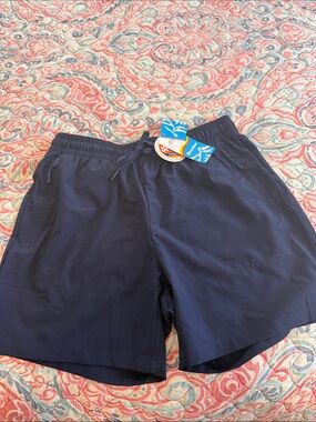 MagComsen women’s  Athletic Shorts - Navy Quick-Dry Performance, UPF 50, NWT